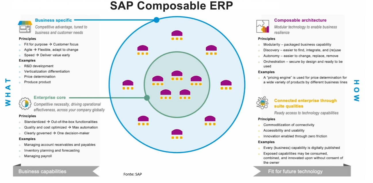 Il composable ERP visto da SAP
