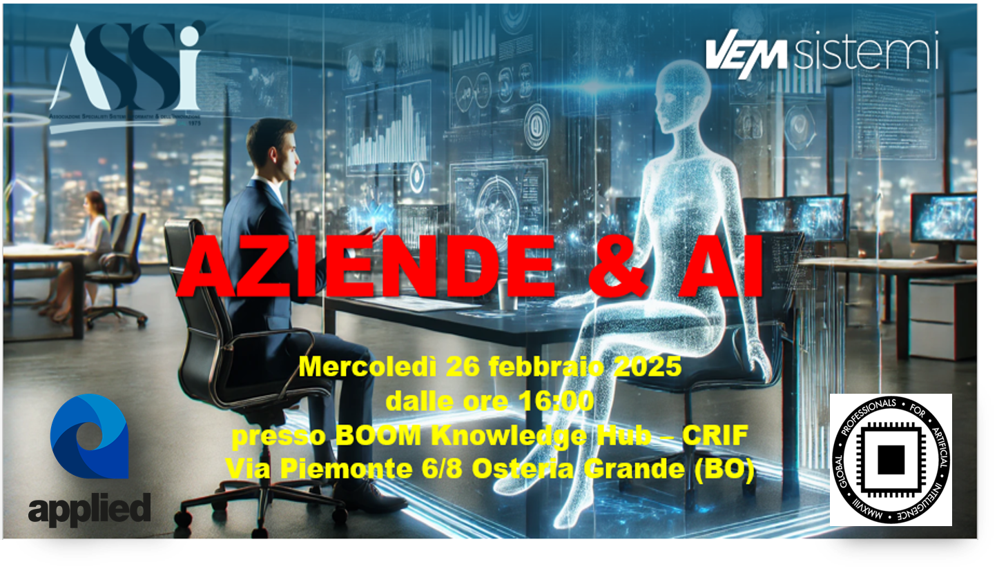 Assemblea ASSI 2025 e convegno “Aziende e Intelligenza Artificiale: ultimo atto della trasformazione digitale, innovazione disruptive o rischio da evitare?”